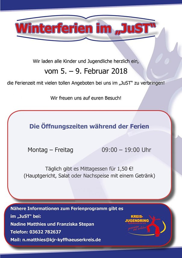 Winterferien im JuST