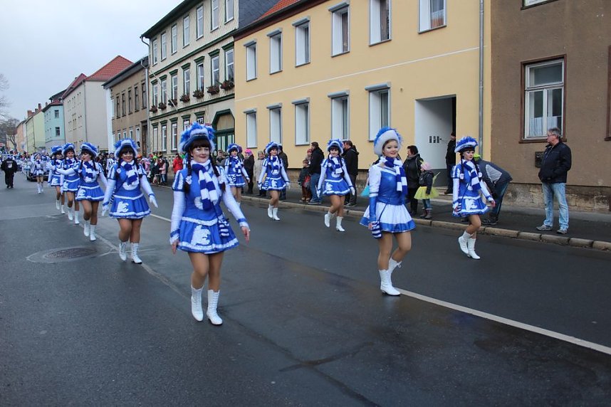 Rosenmontagsumzug in Sondershausen (1)