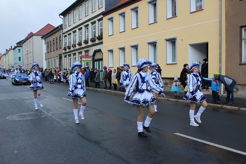 Rosenmontagsumzug in Sondershausen (1)
