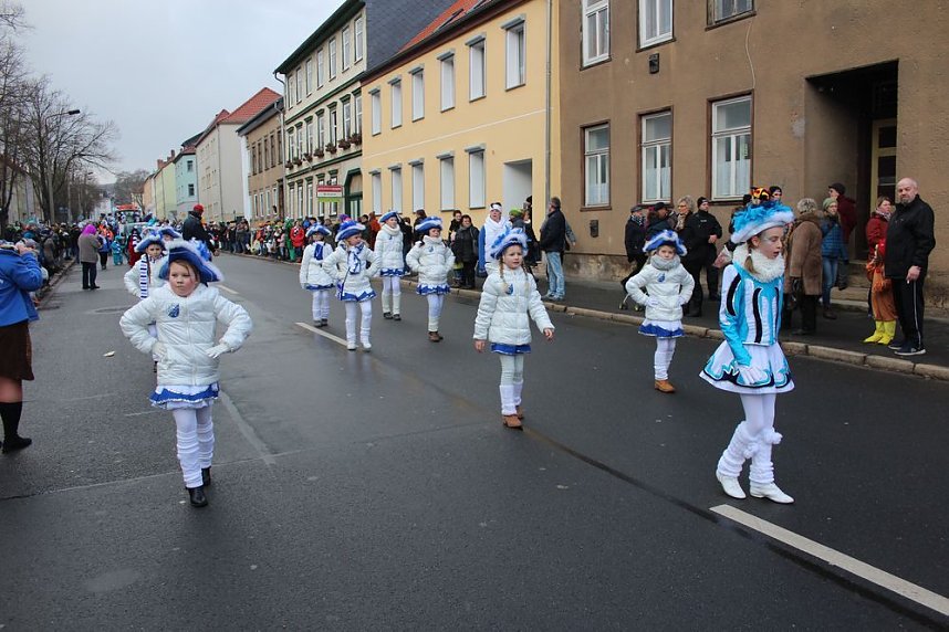 Rosenmontagsumzug in Sondershausen (1)
