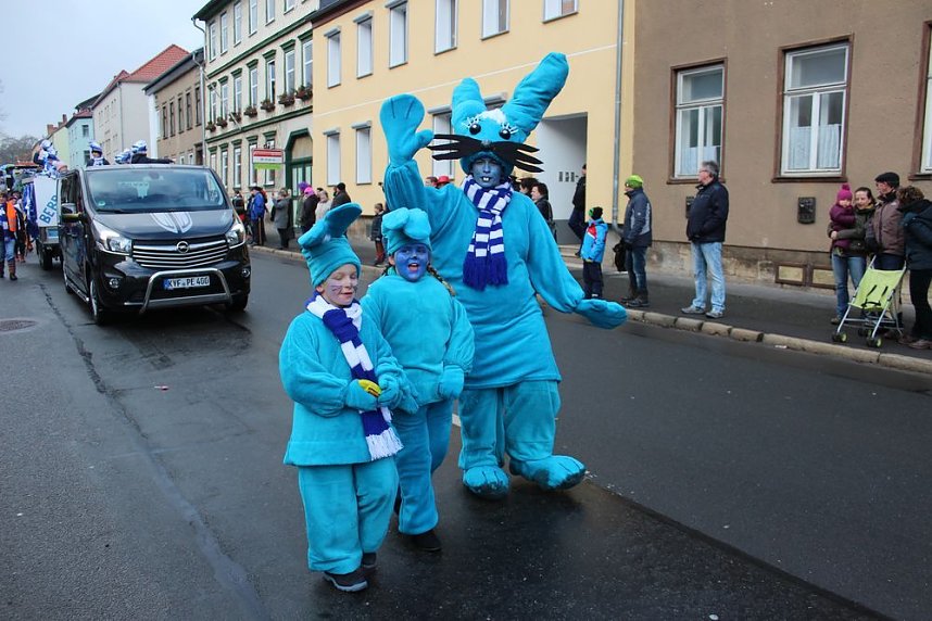 Rosenmontagsumzug in Sondershausen (1)