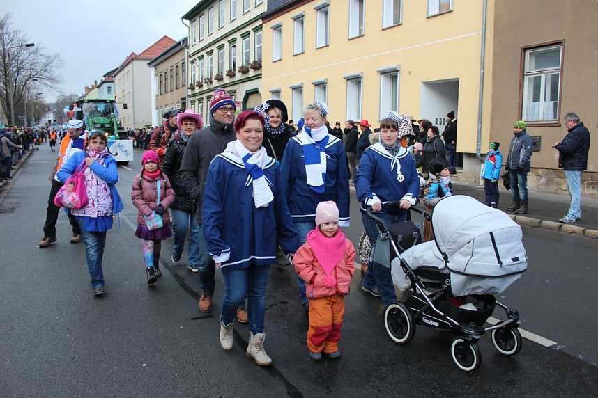 Rosenmontagsumzug in Sondershausen (1)
