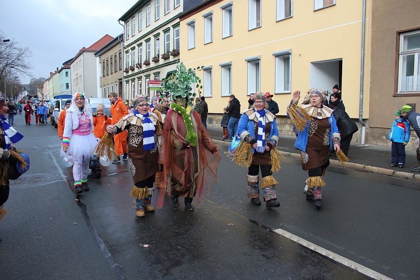 Rosenmontagsumzug in Sondershausen (1)