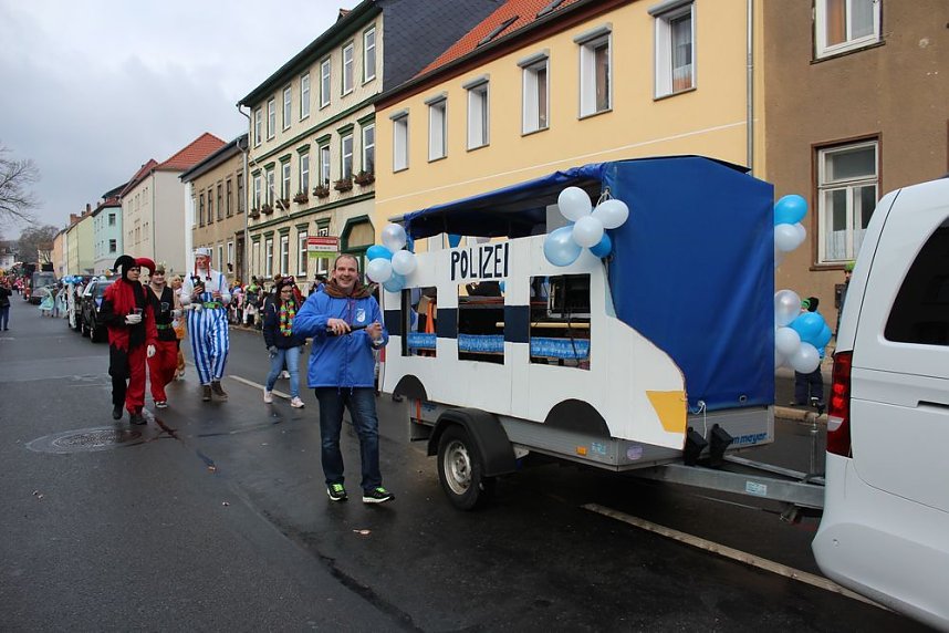 Rosenmontagsumzug in Sondershausen (1)