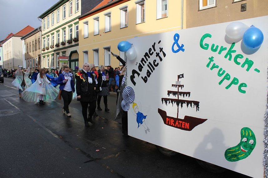 Rosenmontagsumzug in Sondershausen (1)