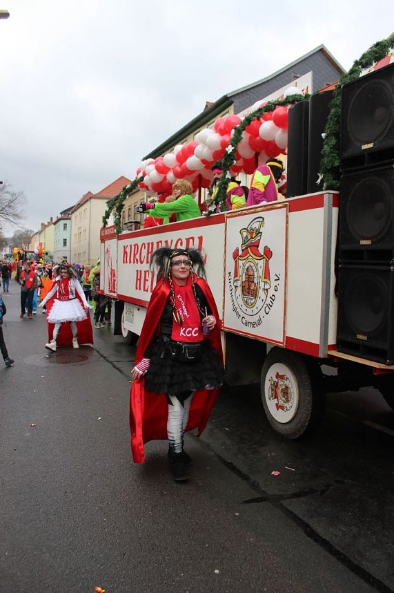 Rosenmontagsumzug in Sondershausen (1)