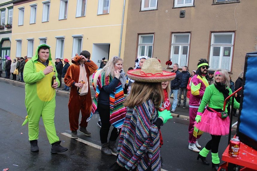 Rosenmontagsumzug in Sondershausen (1)