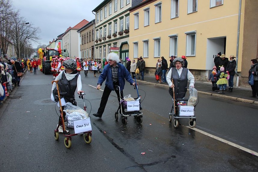 Rosenmontagsumzug in Sondershausen (1)