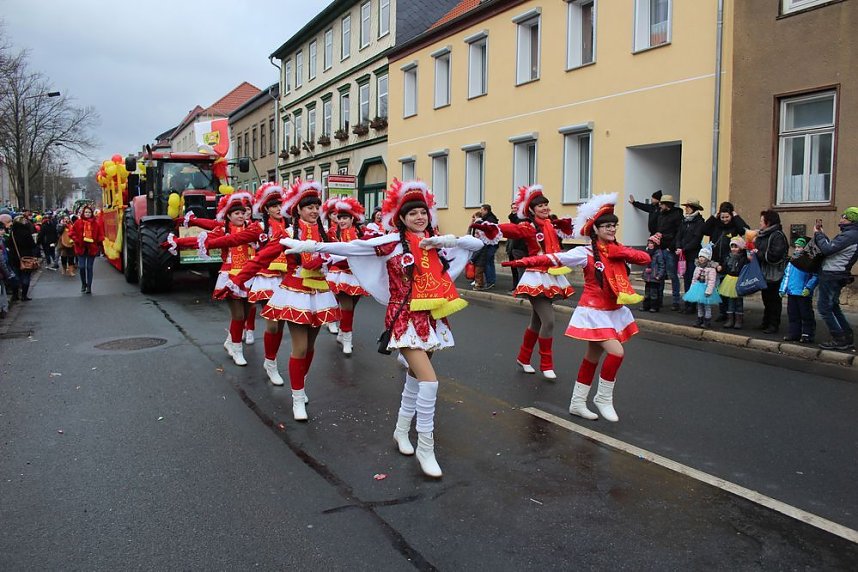 Rosenmontagsumzug in Sondershausen (1)
