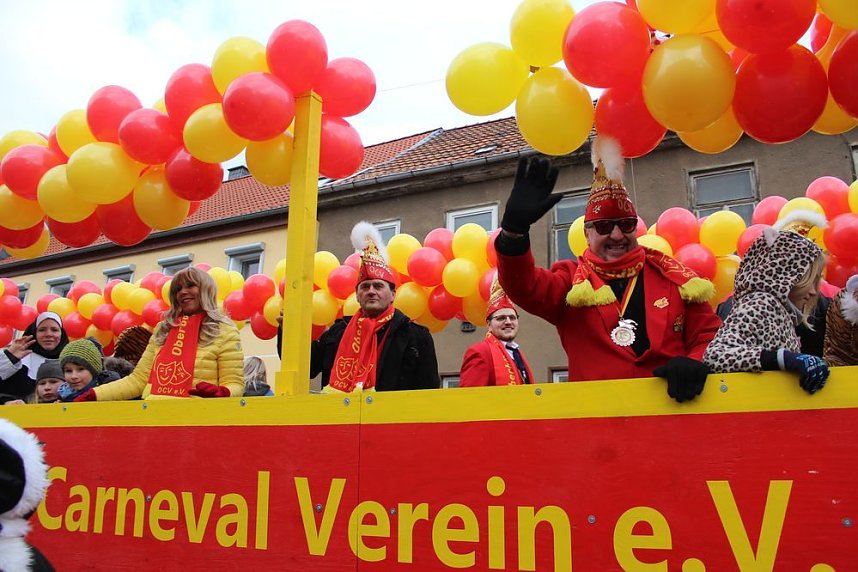 Rosenmontagsumzug in Sondershausen (1)