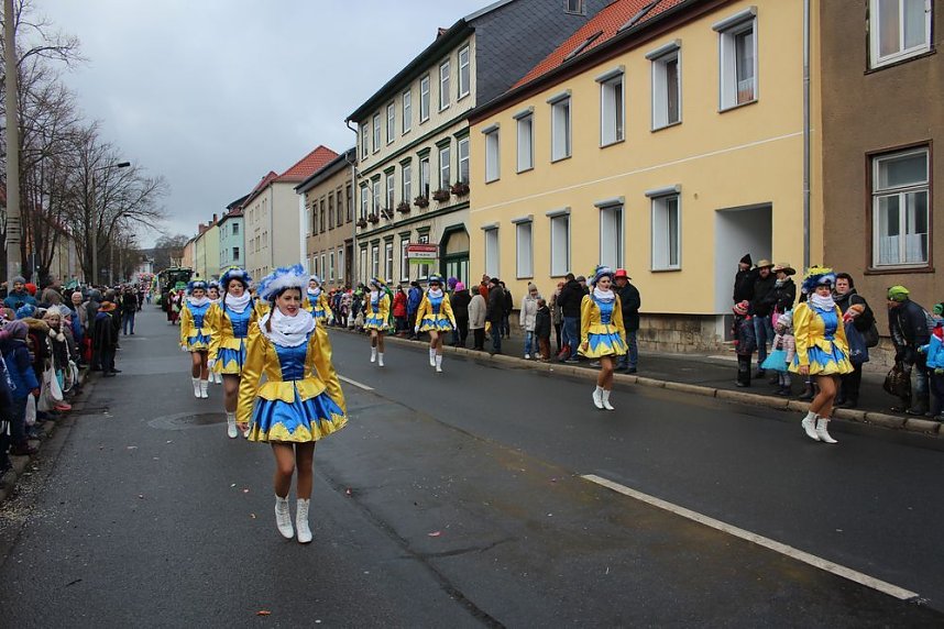 Rosenmontagsumzug in Sondershausen (1)