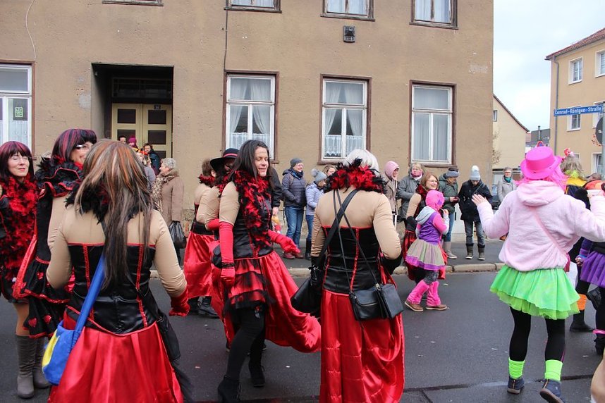 Rosenmontagsumzug in Sondershausen (1)