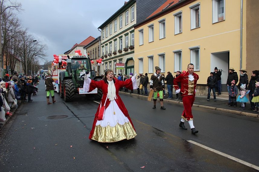 Rosenmontagsumzug in Sondershausen (1)