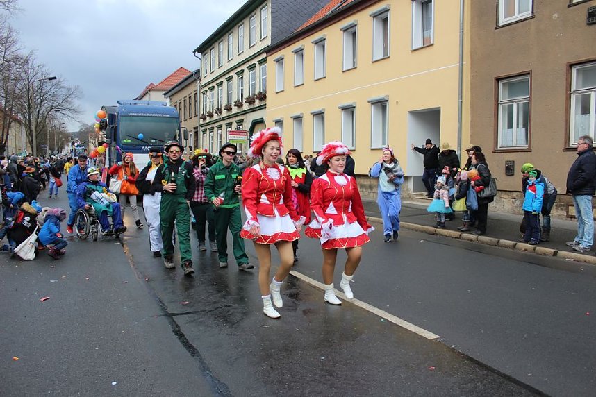 Rosenmontagsumzug in Sondershausen (1)