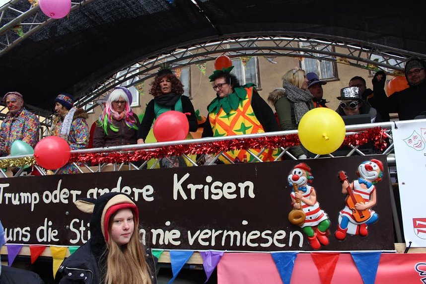 Rosenmontagsumzug in Sondershausen (1)