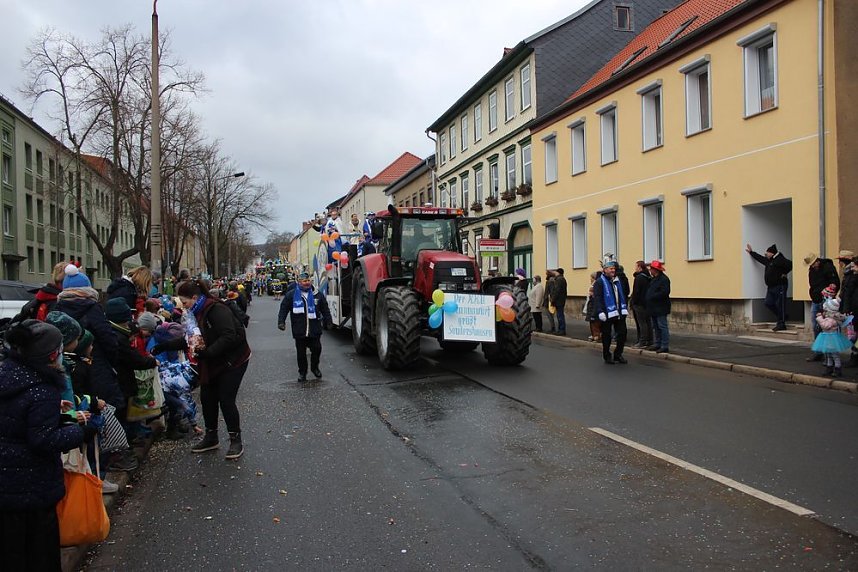 Rosenmontagsumzug in Sondershausen (1)