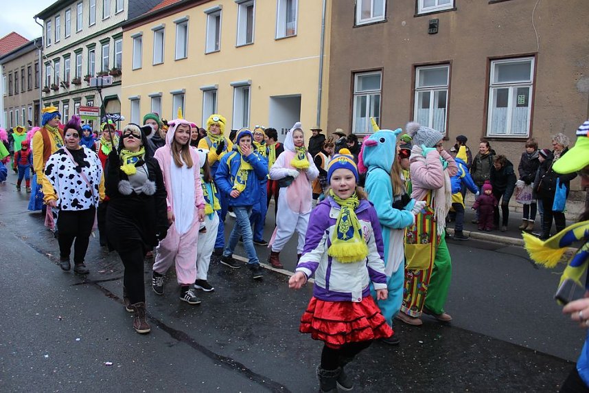 Rosenmontagsumzug in Sondershausen (1)