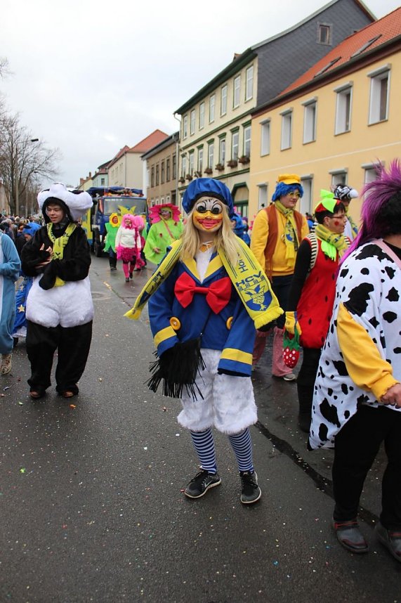 Rosenmontagsumzug in Sondershausen (1)