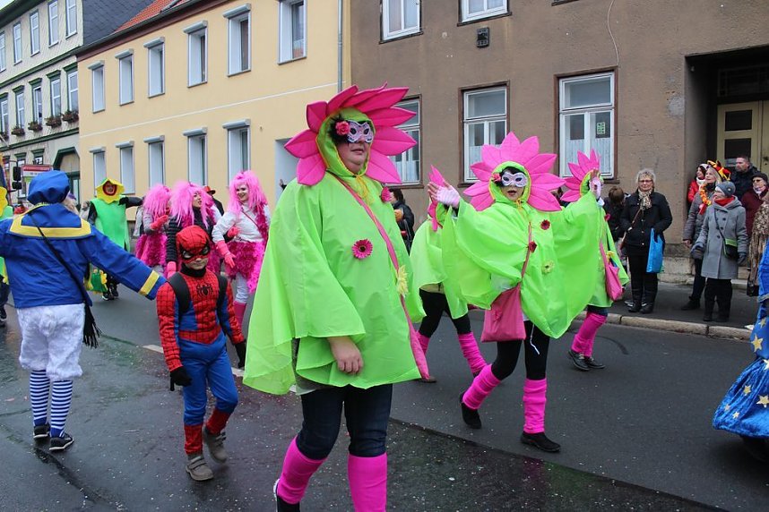 Rosenmontagsumzug in Sondershausen (1)