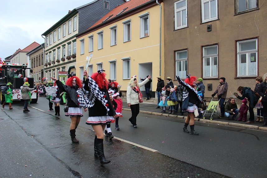 Rosenmontagsumzug in Sondershausen (1)