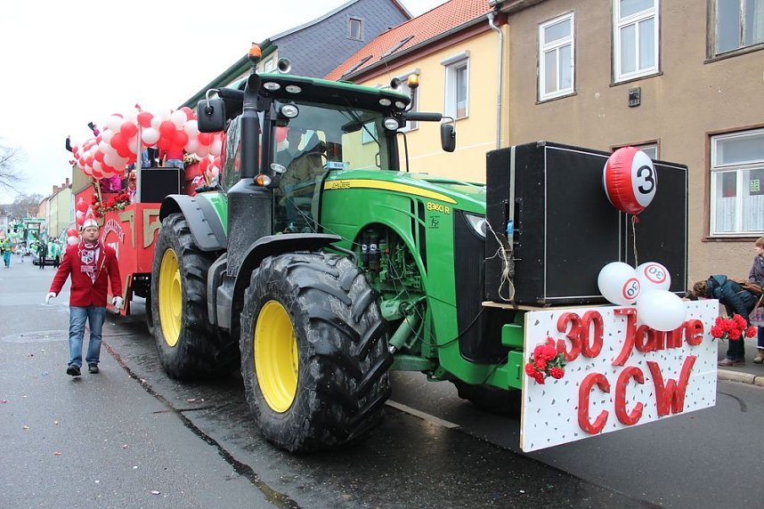 Rosenmontagsumzug in Sondershausen (1)