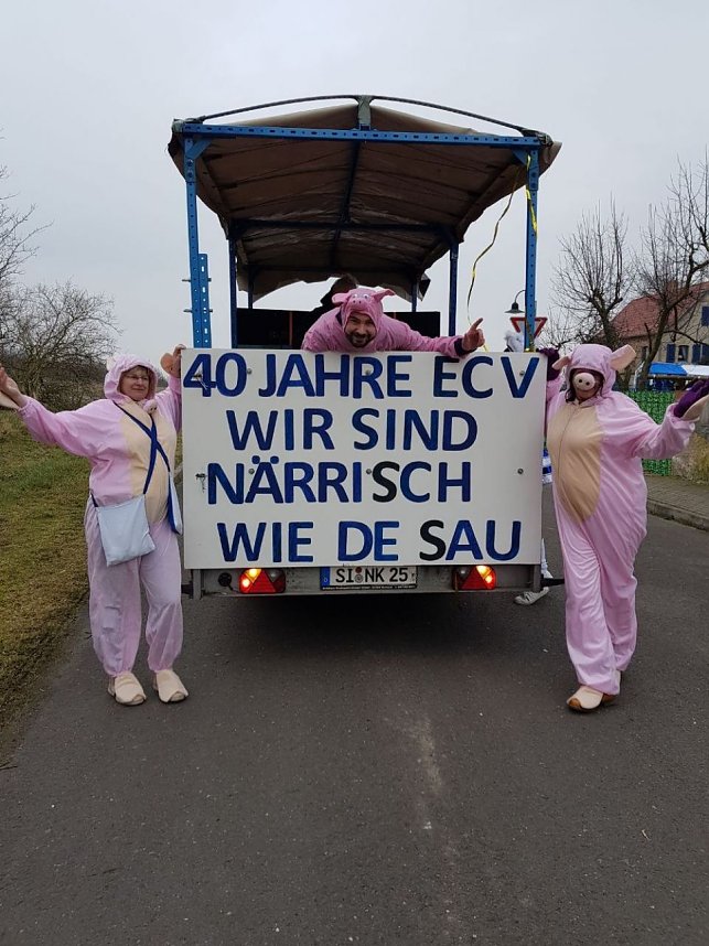 40 Jahre ECV, wir sind n&auml;rrisch wie de Sau 