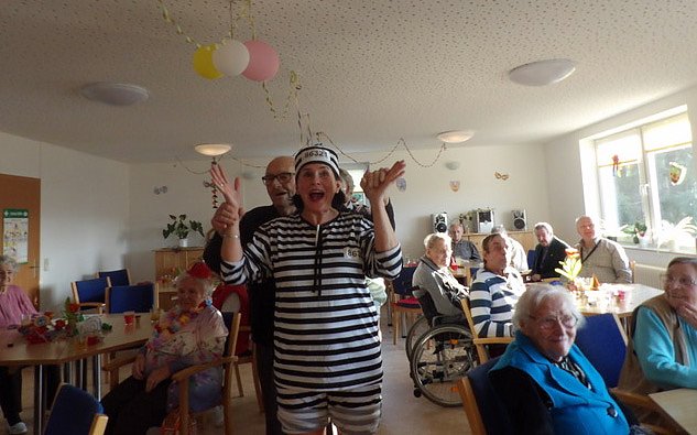 Faschingsfeier im Betreuten Wohnen