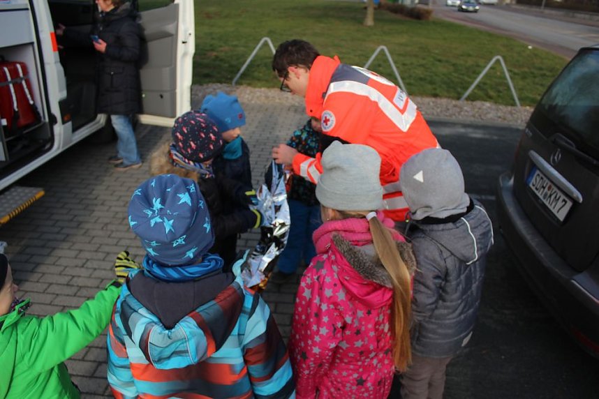 Erste Hilfe &Uuml;bung f&uuml;r Kindergartenkinder