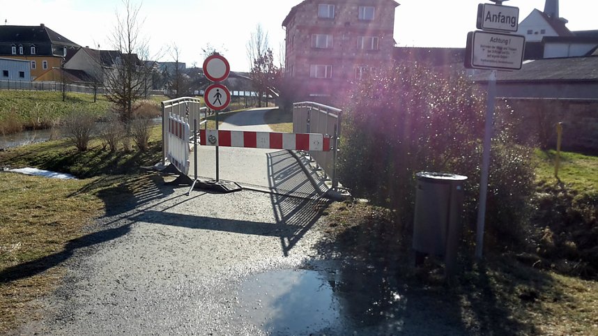 Wipperdamm teilweise gesperrt