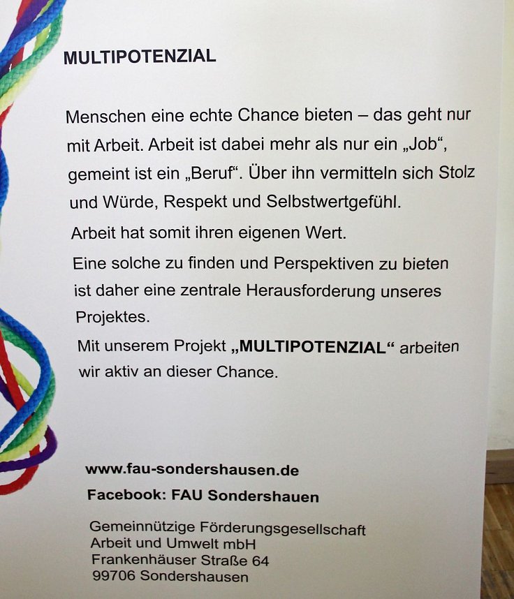 Umsetzung des Landesprogramms "Arbeit f&uuml;r Th&uuml;ringen (LAT)