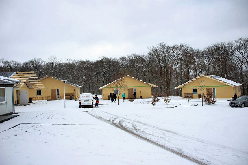 Richtfest f&uuml;r neue Bungalows im Ferienpark