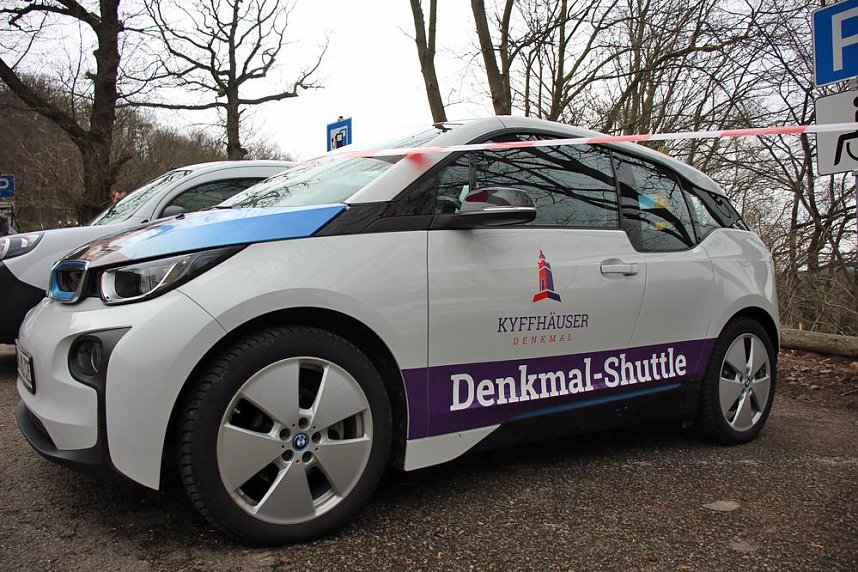 Mit Elektroantrieb zum Kyffh&auml;userdenkmal