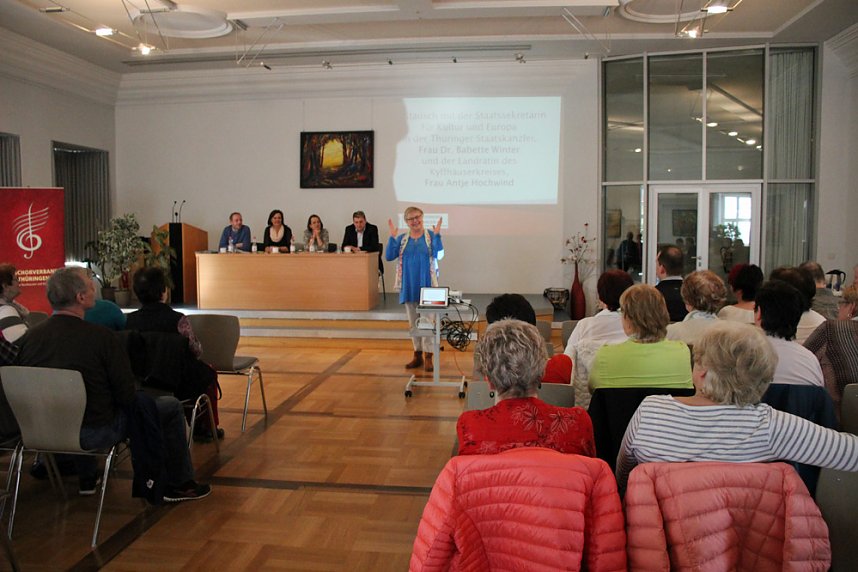 Probleme im Chorwesen mit Staatssekret&auml;rin diskutiert