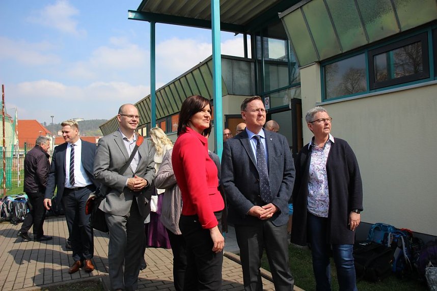 Feierliches Richtfest am Kyffh&auml;usergymnasium