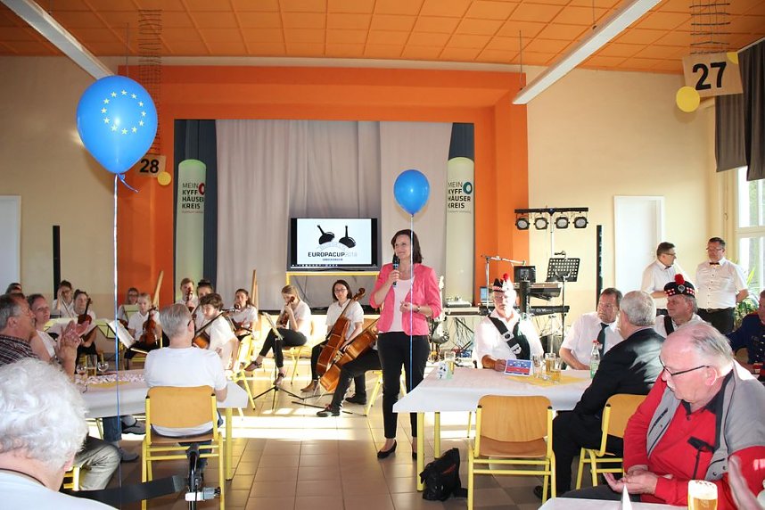 1. Europacup im Bosseln feierlich er&ouml;ffnet
