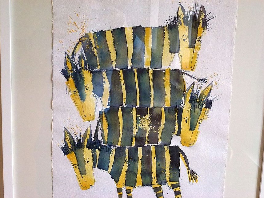 Ausstellung Aquarelle von Jens Wolf