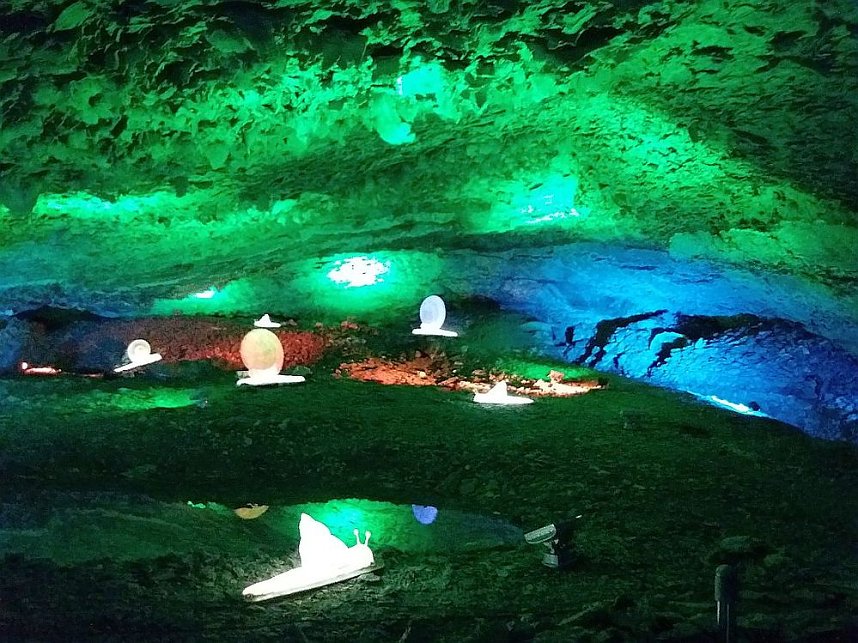 Lichterwelten in der Barbarossah&ouml;hle