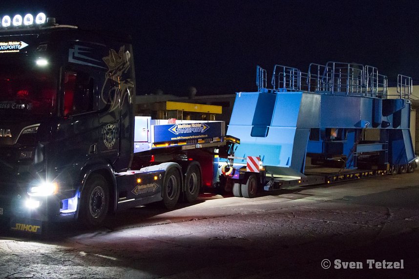 Erster Transport war unterwegs