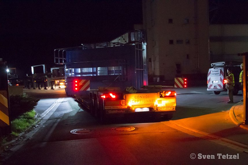 Erster Transport war unterwegs