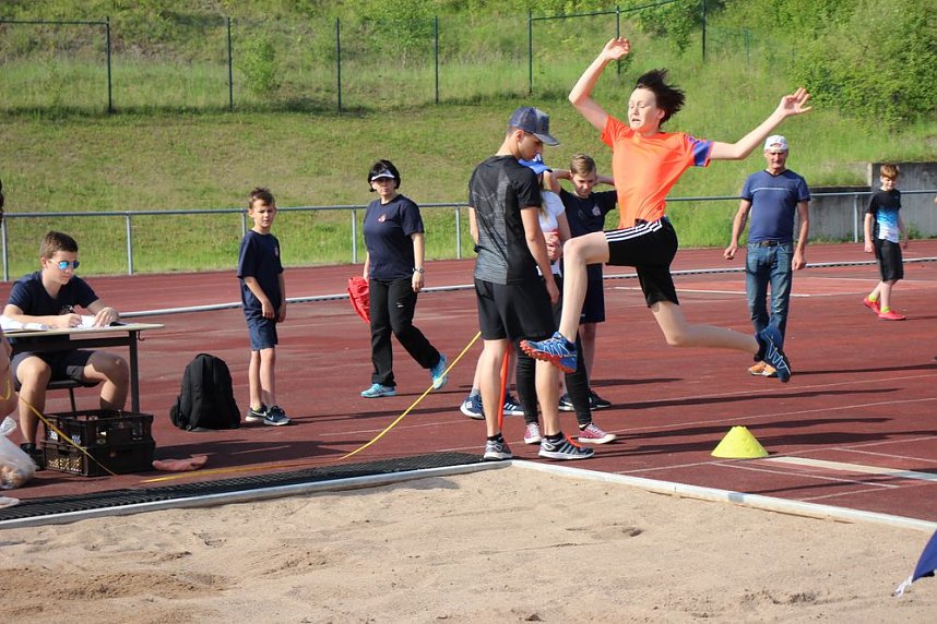 Die Leichtathleten begeisterten heute