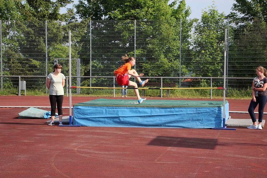 Die Leichtathleten begeisterten heute