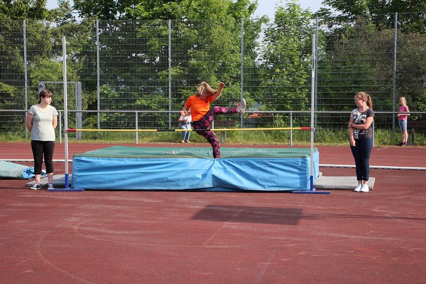 Die Leichtathleten begeisterten heute