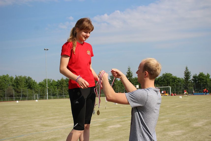 Die Leichtathleten begeisterten heute