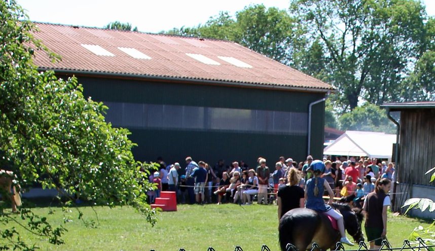 Massenansturm beim Hoffest in Greu&szlig;en