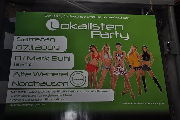 Lokalistenparty in Nordhausen