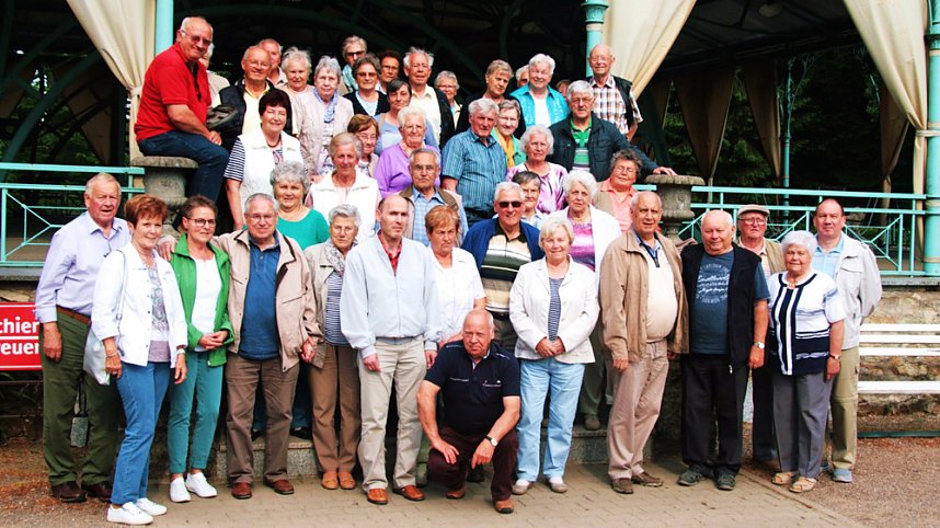 Die Alterskameraden auf einer Tour durch den Harz