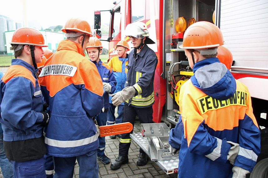 Feuer und Flamme f&uuml;r die Jugendfeuerwehr