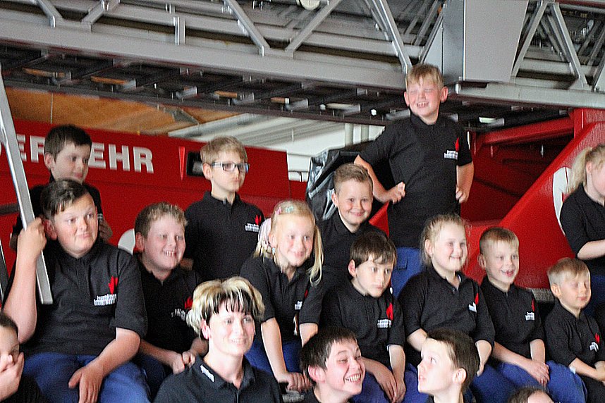 Feuer und Flamme f&uuml;r die Jugendfeuerwehr