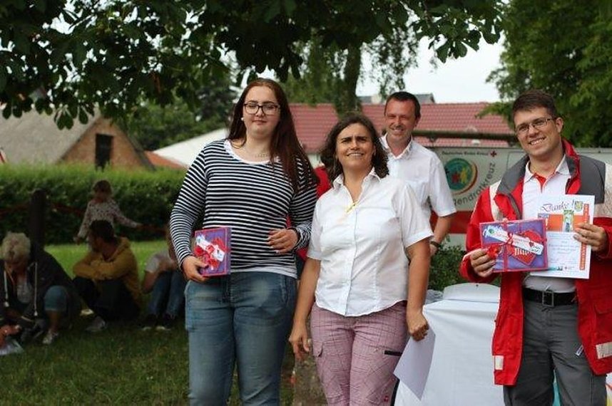 Jugendrotkreuz Sondershausen misst sich bei seinem Jahresh&ouml;hepunkt in Immenrode !