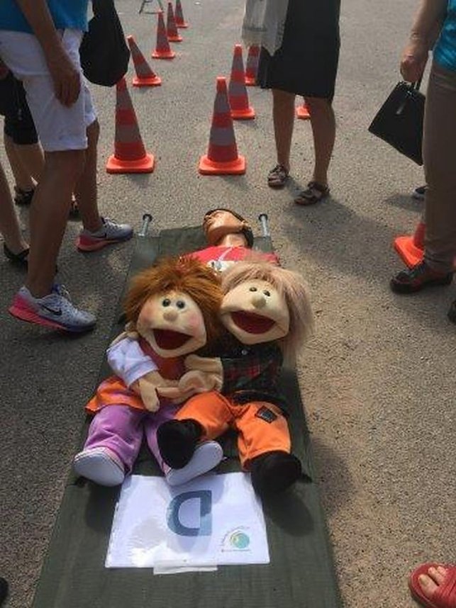 Jugendrotkreuz Sondershausen misst sich bei seinem Jahresh&ouml;hepunkt in Immenrode !